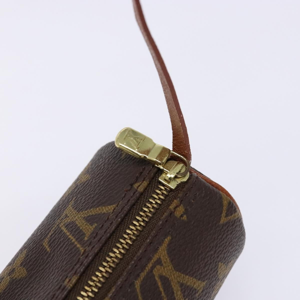 Louis Vuitton Papillon Pochette Monogram Canvas, BROWN, CANVAS, Handbag