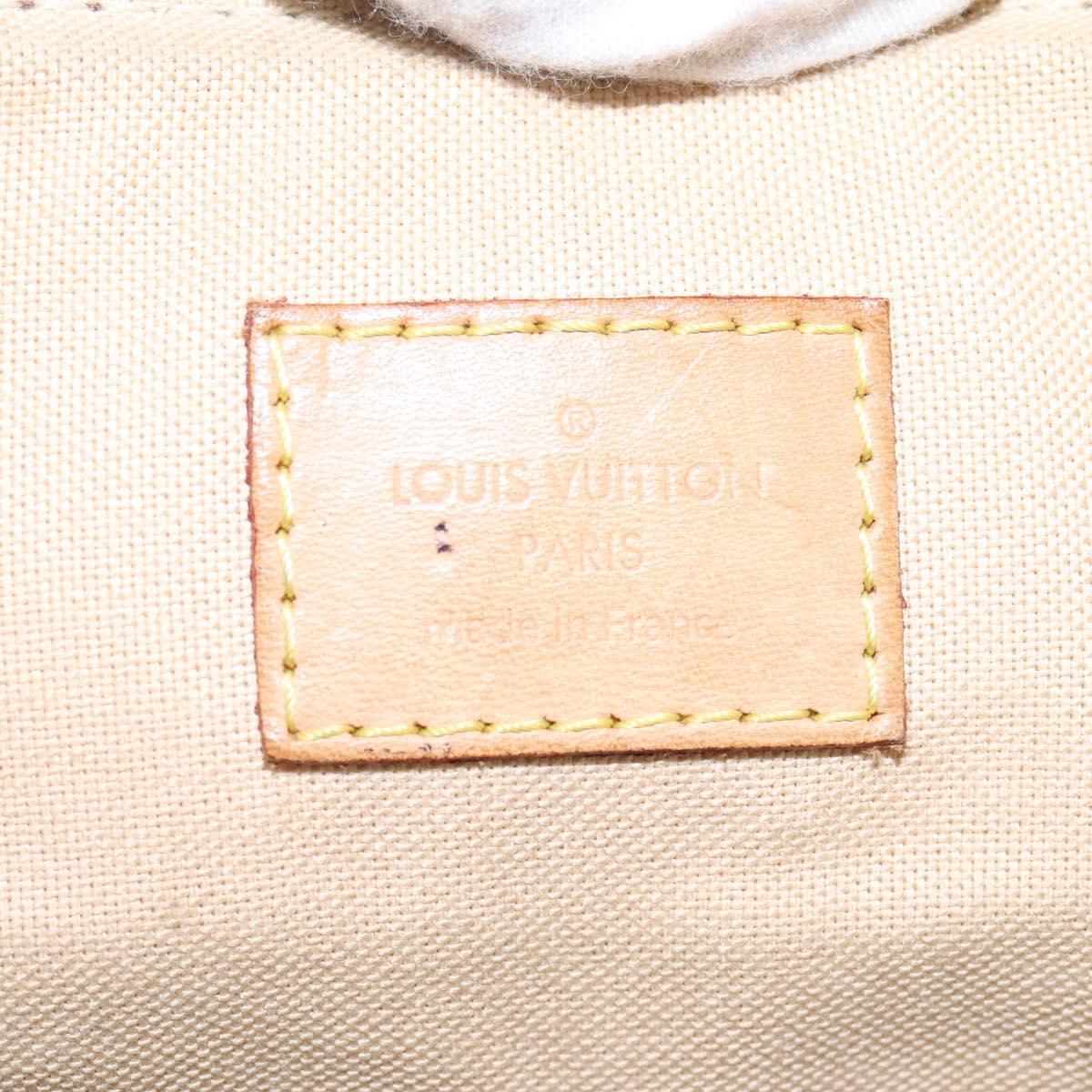Louis Vuitton Siracusa Handbag Damier, WHITE, CANVAS, Shoulder bag