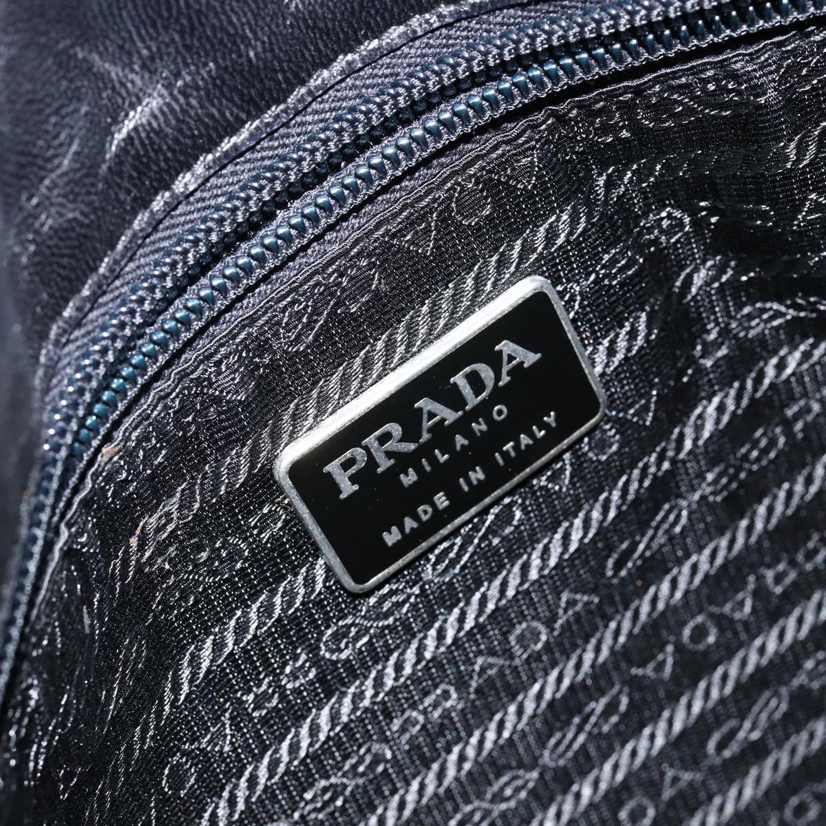 Prada Vintage Shoulder Bag Leather, BLACK, LEATHER, Shoulder bag