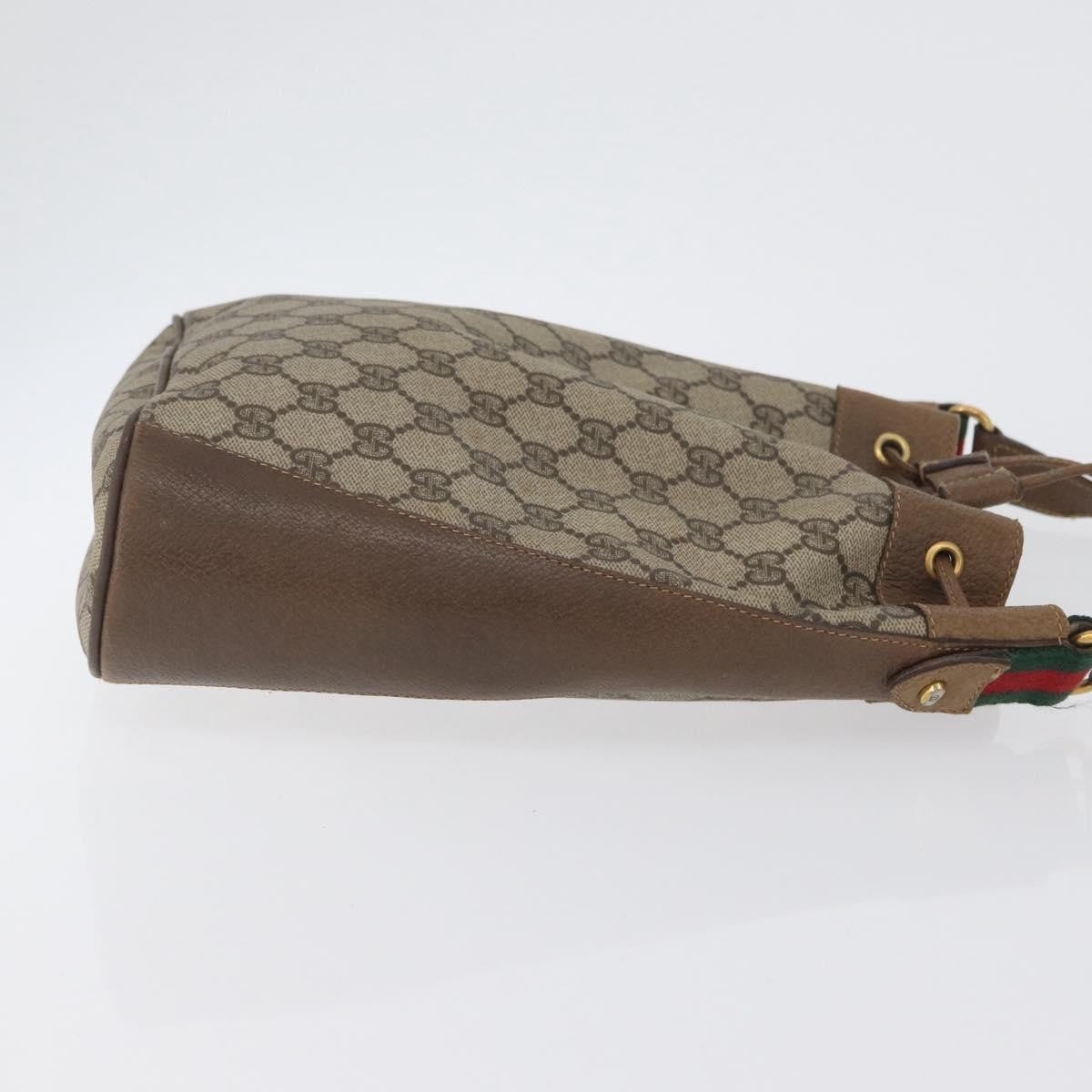 Gucci Drawstring Bucket Bag GG Canvas, BEIGE, CANVAS, Shoulder bag