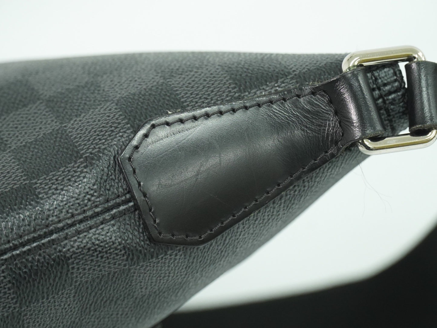 Louis Vuitton Mick Messenger Bag Damier Graphite, BLACK, CANVAS, Shoulder bag