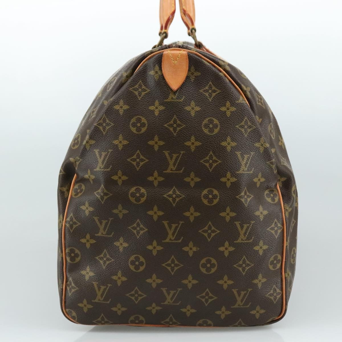 Louis Vuitton Keepall Bag Monogram Canvas, BROWN, CANVAS, Travel bag