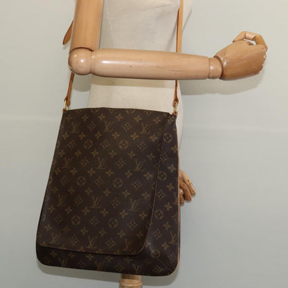 Louis Vuitton Musette Salsa Handbag Monogram Canvas, BROWN, CANVAS, Shoulder bag