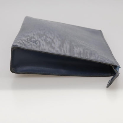 Louis Vuitton Toiletry Pouch Epi Leather, NAVY, LEATHER, Toiletry Case