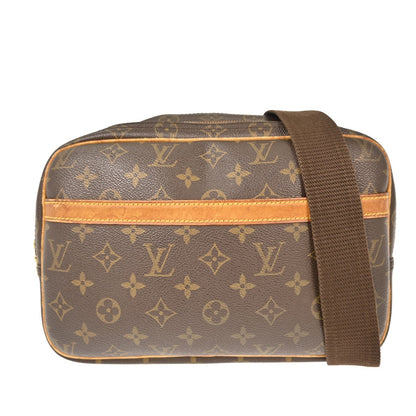 Louis Vuitton Reporter Bag Monogram Canvas, BROWN, CANVAS, Shoulder bag