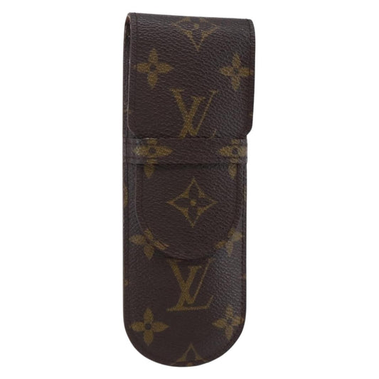 Louis Vuitton Etui à lunette Canvas, BROWN, CANVAS, Wallets