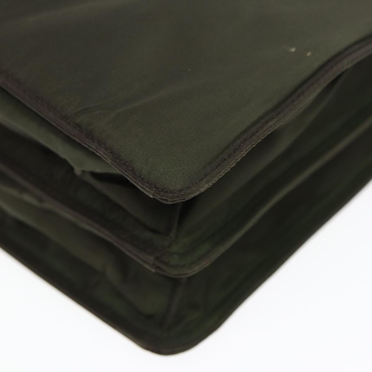Prada Vintage Briefcase Tessuto, KHAKI, NYLON, Briefcase