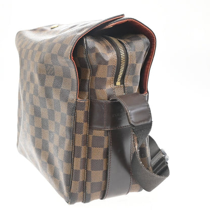 Louis Vuitton Naviglio Handbag Damier, BROWN, CANVAS, Shoulder bag