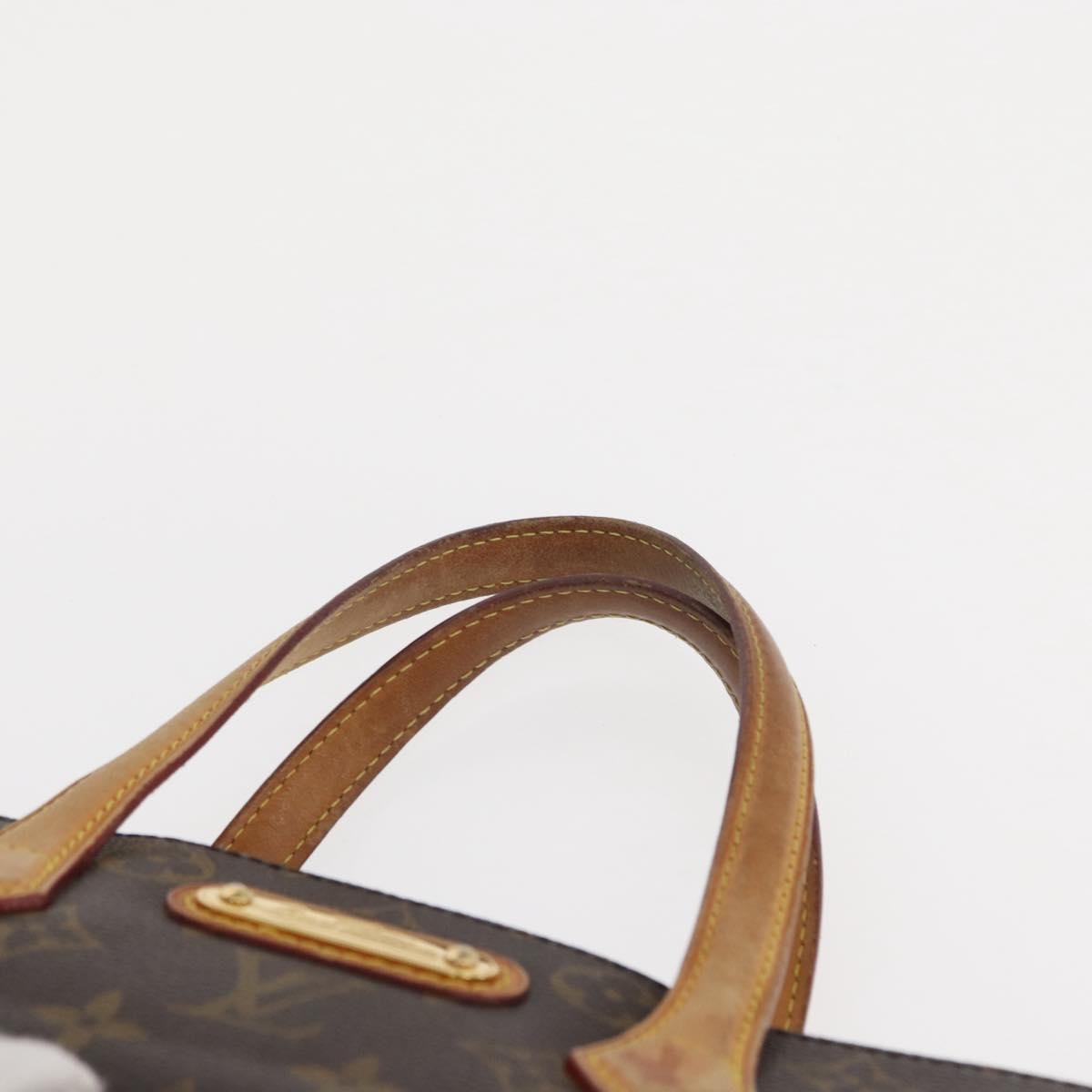 Louis Vuitton Wilshire Handbag Monogram Canvas, BROWN, CANVAS, Handbag