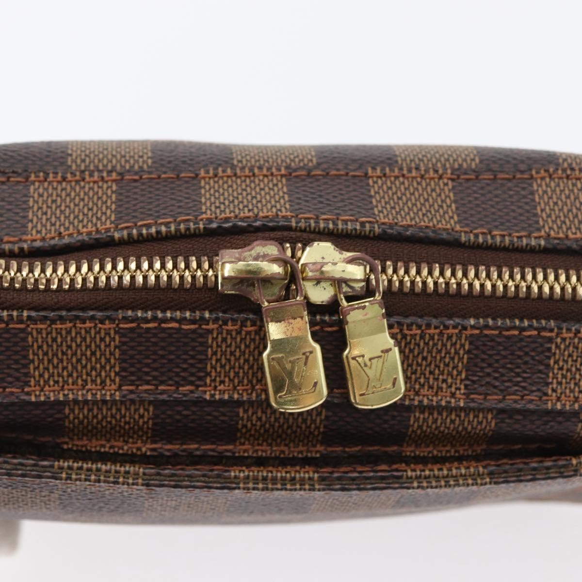 Louis Vuitton Geronimos Waist Bag Damier, BROWN, CANVAS, Shoulder bag