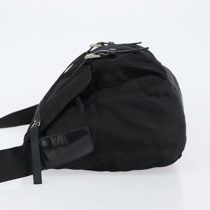 Prada SHOULDER BAG NYLON Black, BLACK, NYLON, Shoulder bag