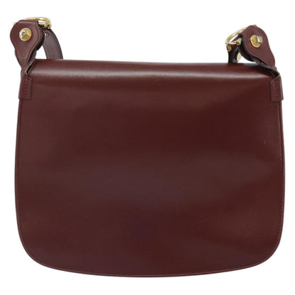 cartier Must de Cartier Shoulder Bag Leather, BURGUNDY, LEATHER, Shoulder bag