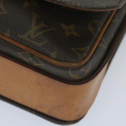 Louis Vuitton Cartouchiere Handbag Monogram Canvas, BROWN, CANVAS, Handbag