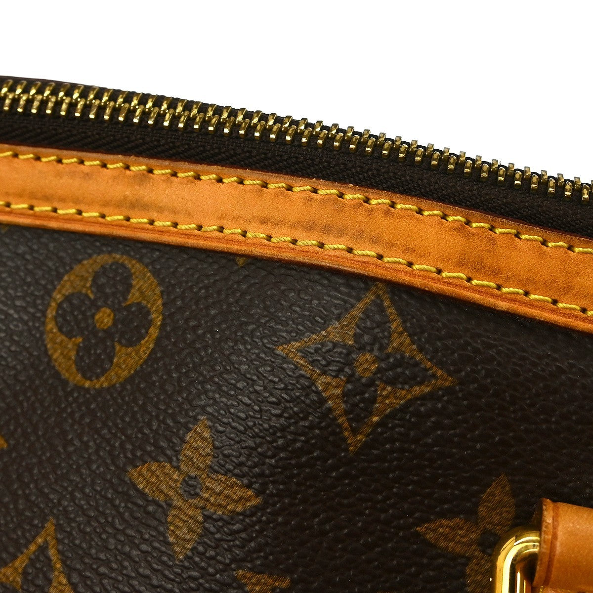 Louis Vuitton Retiro Handbag Monogram Canvas, Brown, Canvas, Handbag