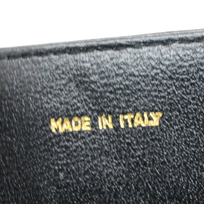 Chanel Vintage CC Chain Full Flap Bag Quilted Leather, BLACK, LEATHER, Shoulder bag