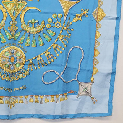 Hermes Carré 90 Silk multicolor, BLUE, SILK, Scarve & shawl