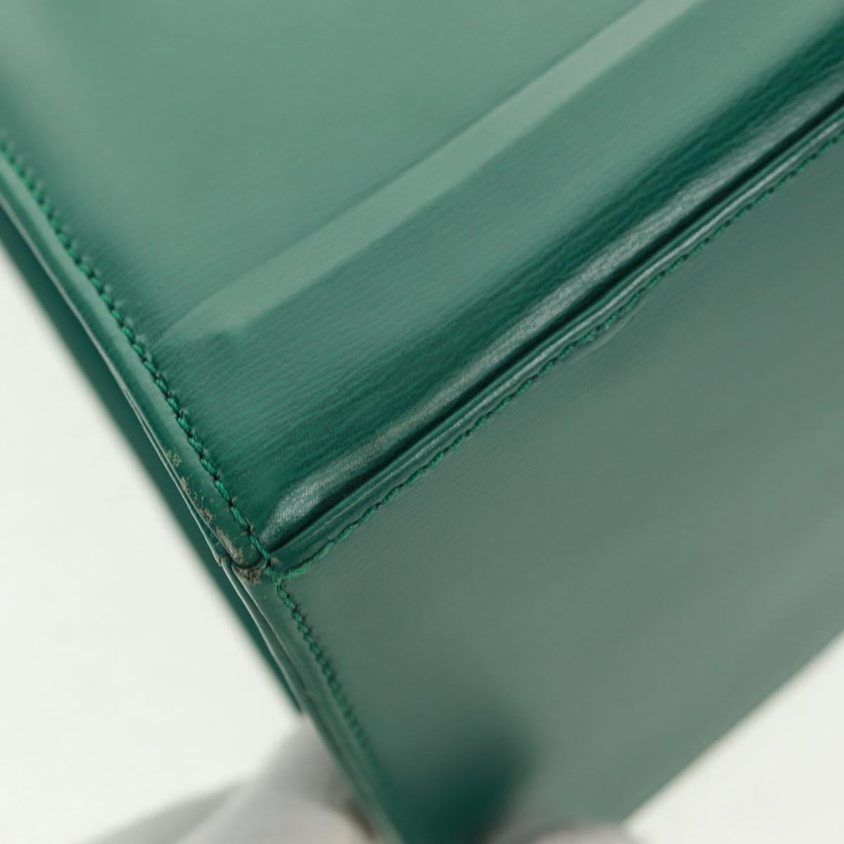 Christian Dior Vintage Handbag Leather, GREEN, LEATHER, Handbag