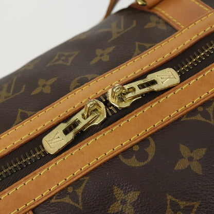Louis Vuitton Sac Souple Handbag Monogram Canvas, BROWN, CANVAS, Travel bag