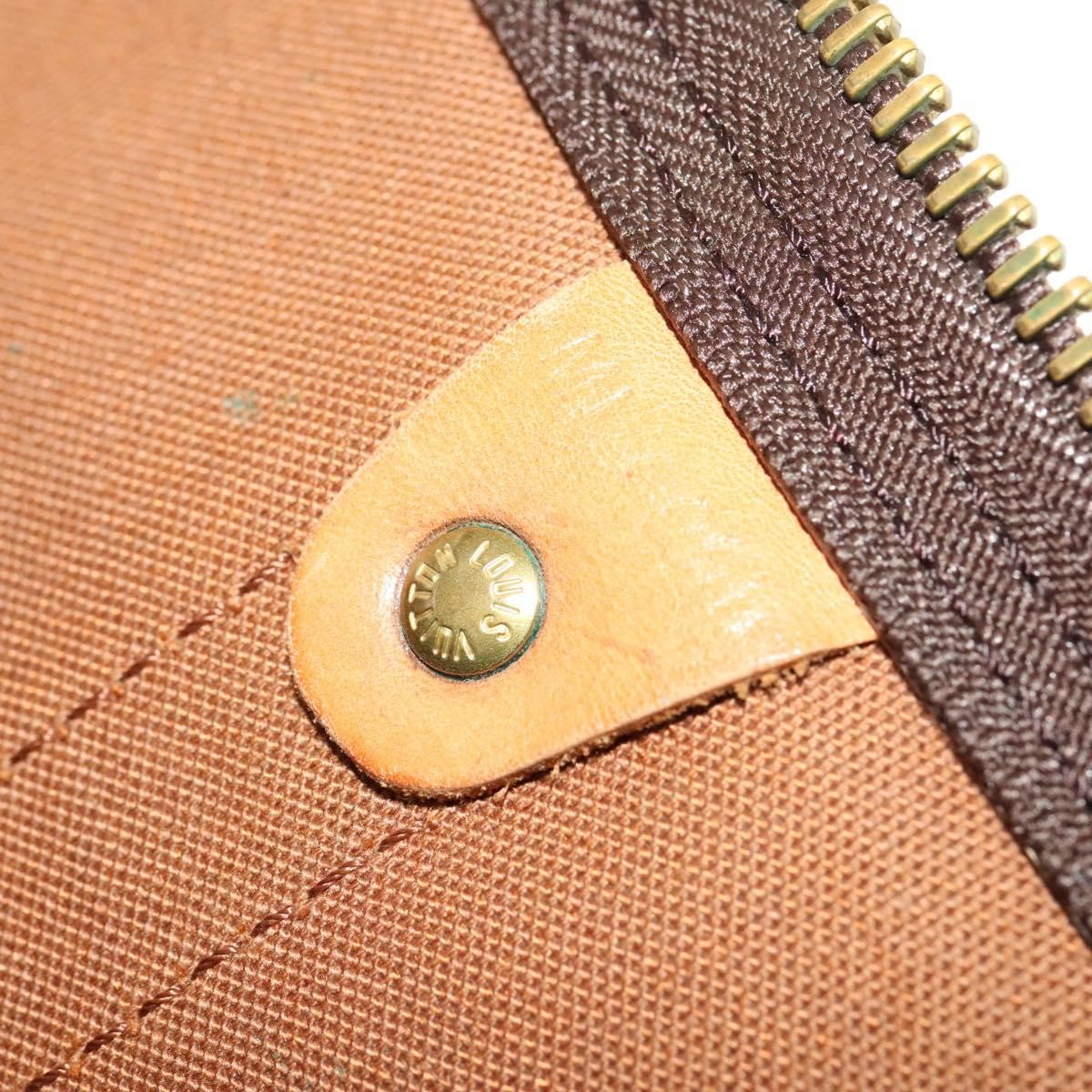 Louis Vuitton Keepall Bag Monogram Canvas, BROWN, CANVAS, Travel bag