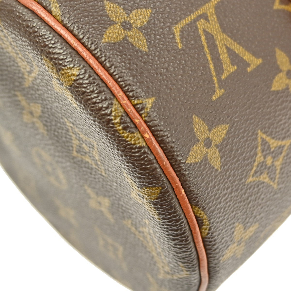 Louis Vuitton Papillon Handbag Monogram Canvas, Brown, Canvas, Handbag