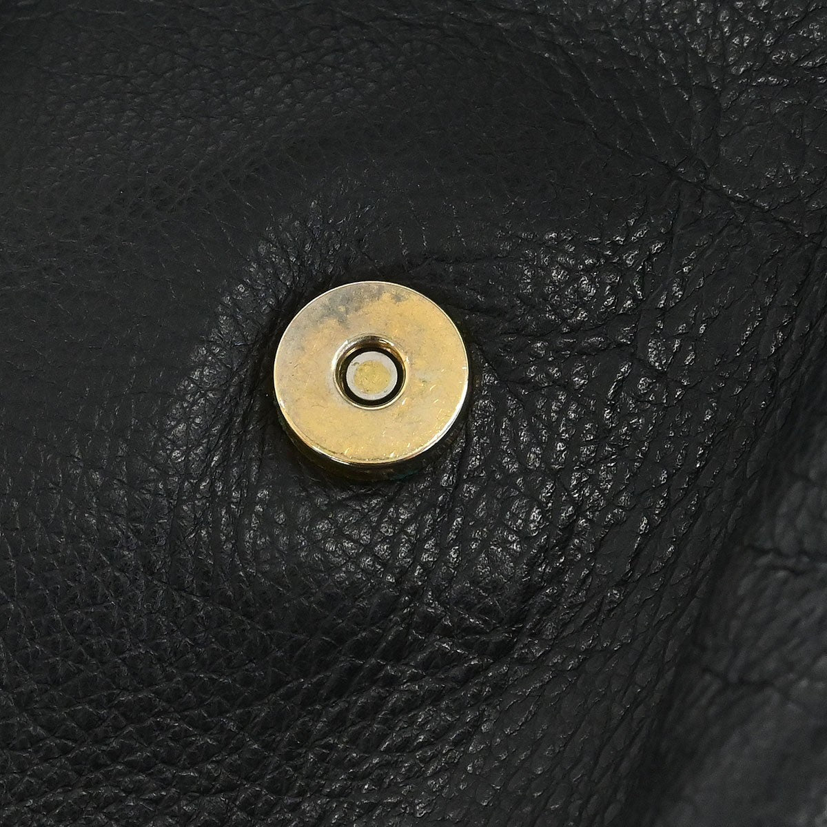 Loewe Anagram Shoulder Bag Leather, Navy, Leather, Shoulder Bag
