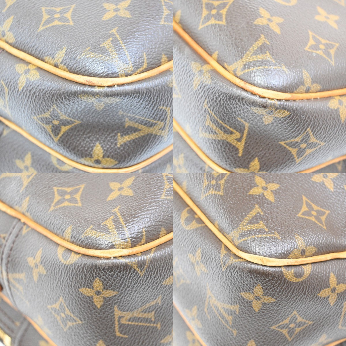 Louis Vuitton Reporter Bag Monogram Canvas, BROWN, CANVAS, Shoulder bag