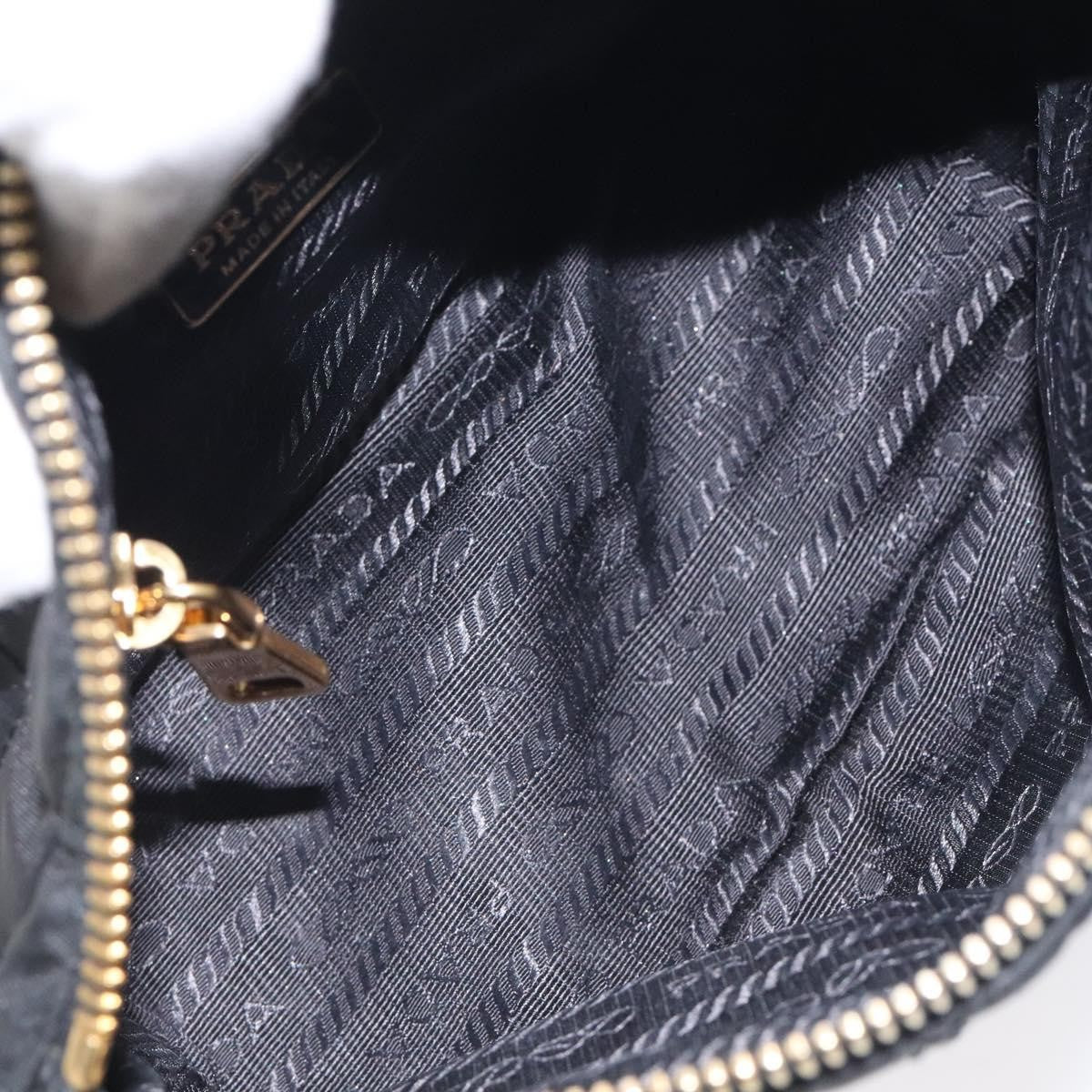 Prada Vintage Pouch Tessuto, Gold, Nylon, Clutch