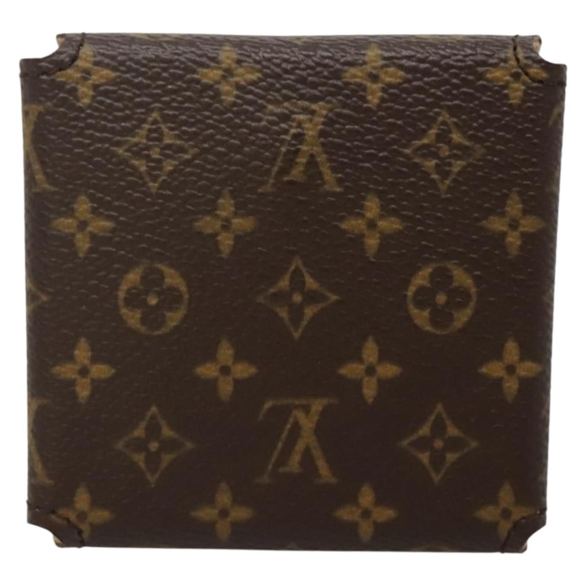 Louis Vuitton CASE JEWELRY BOX Canvas, BROWN, CANVAS, Wallets