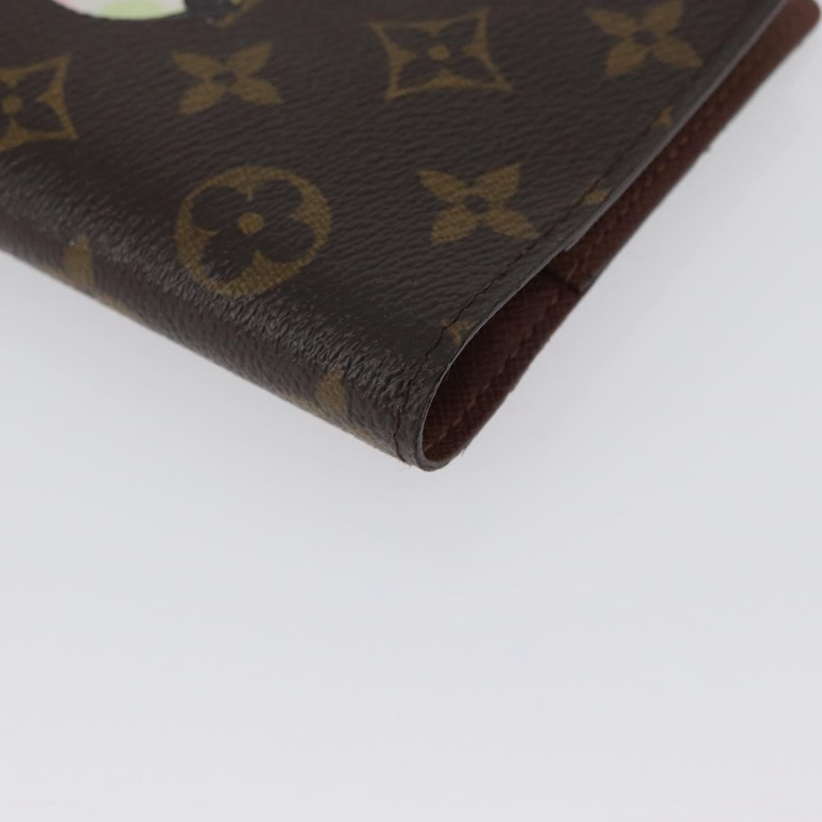 Louis Vuitton Agenda Cover Monogram Panda, Brown, Canvas, Wallet