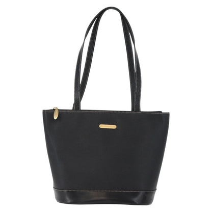 Burberry Vintage tote bag Leather, BLACK, LEATHER, Tote bag