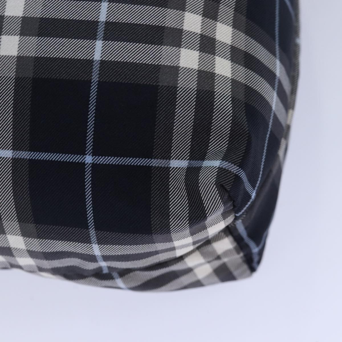 Burberry Nova Check Blue Label Nylon, Black, Nylon, Clutch