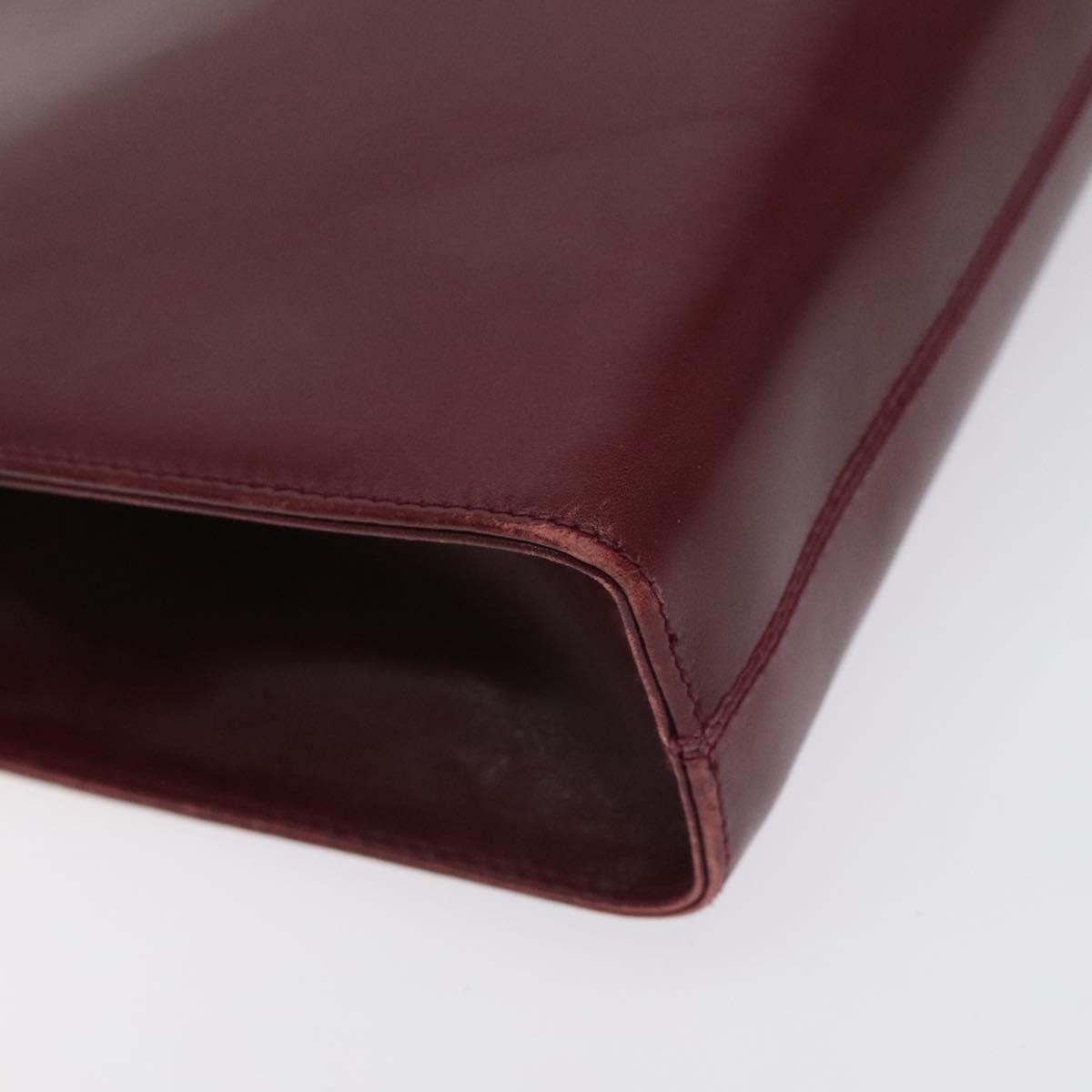 Salvatore Ferragamo Vintage Gancini Chain Shoulder Bag Leather, RED, LEATHER, Shoulder bag