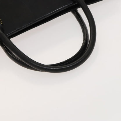Versace Vintage Handbag Leather, BLACK, LEATHER, Handbag