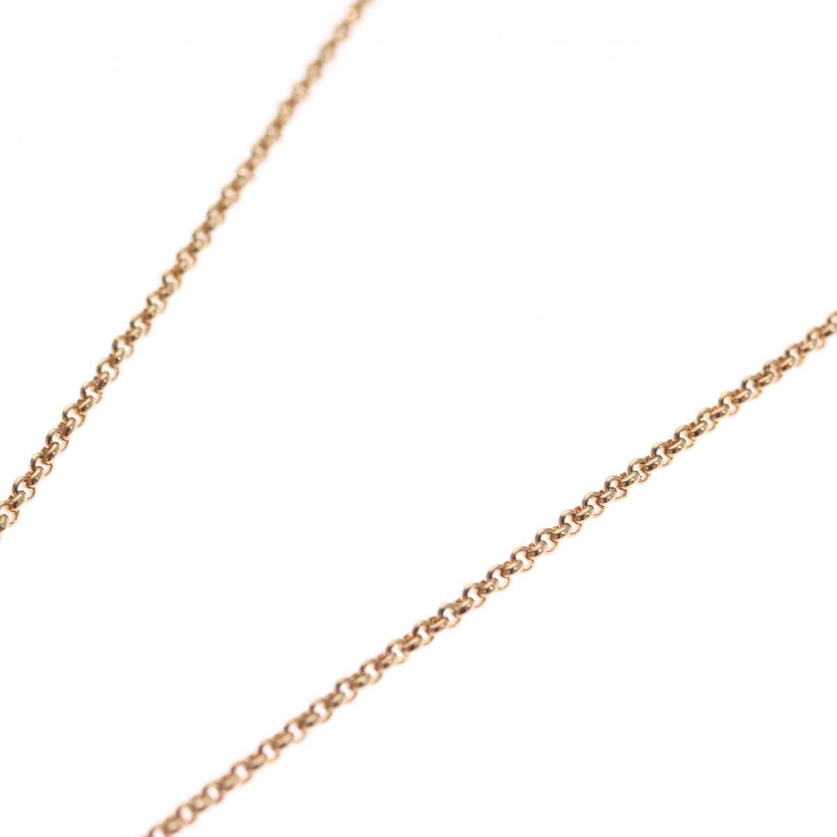 Christian Dior CD Pendant Necklace Metal, GOLD, METAL, Necklace