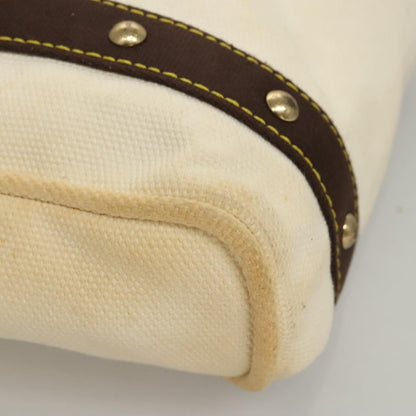 Louis Vuitton Antigua Tote Canvas, WHITE, CANVAS, Tote bag