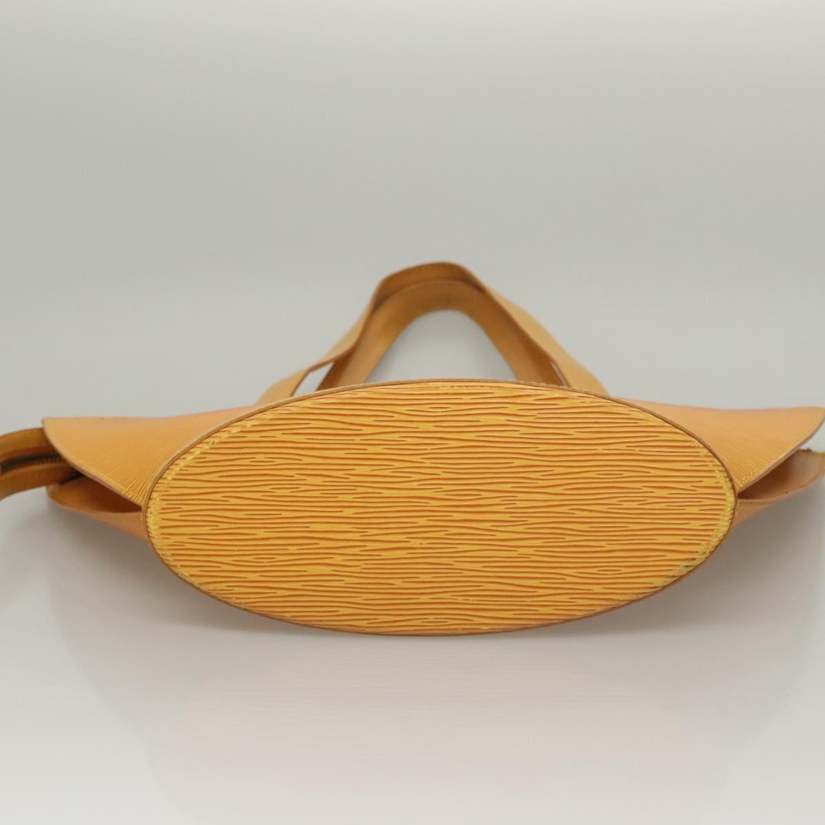 Louis Vuitton Saint Jacques Handbag Epi Leather, YELLOW, LEATHER, Handbag