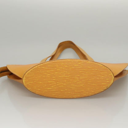 Louis Vuitton Saint Jacques Handbag Epi Leather, YELLOW, LEATHER, Handbag