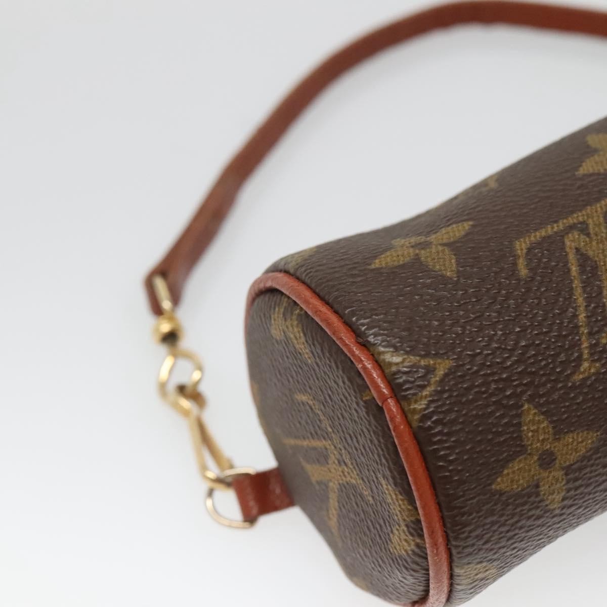 Louis Vuitton Papillon Pochette Monogram Canvas, BROWN, CANVAS, Handbag
