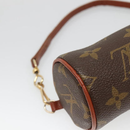 Louis Vuitton Papillon Pochette Monogram Canvas, BROWN, CANVAS, Handbag