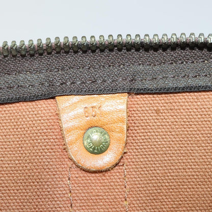Louis Vuitton Keepall Bag Monogram Canvas, BROWN, CANVAS, Travel bag