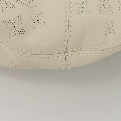 Louis Vuitton Onatah Hobo Mahina Leather, BEIGE, LEATHER, Shoulder bag