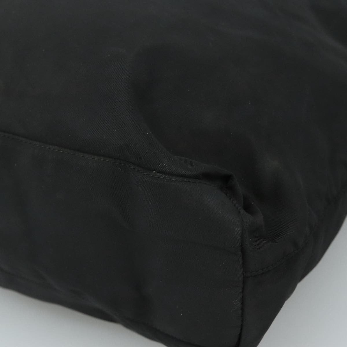 Prada Flat Messenger Bag Tessuto, BLACK, NYLON, Shoulder bag