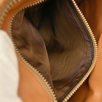 Celine Macadam Pochette Canvas and Leather, BEIGE, CANVAS, Clutche & pouche