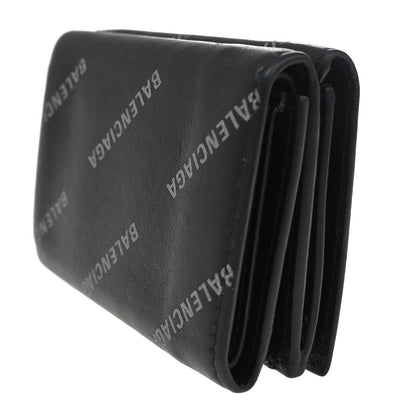 Balenciaga Trifold Wallet Leather, Black, Leather, Wallet