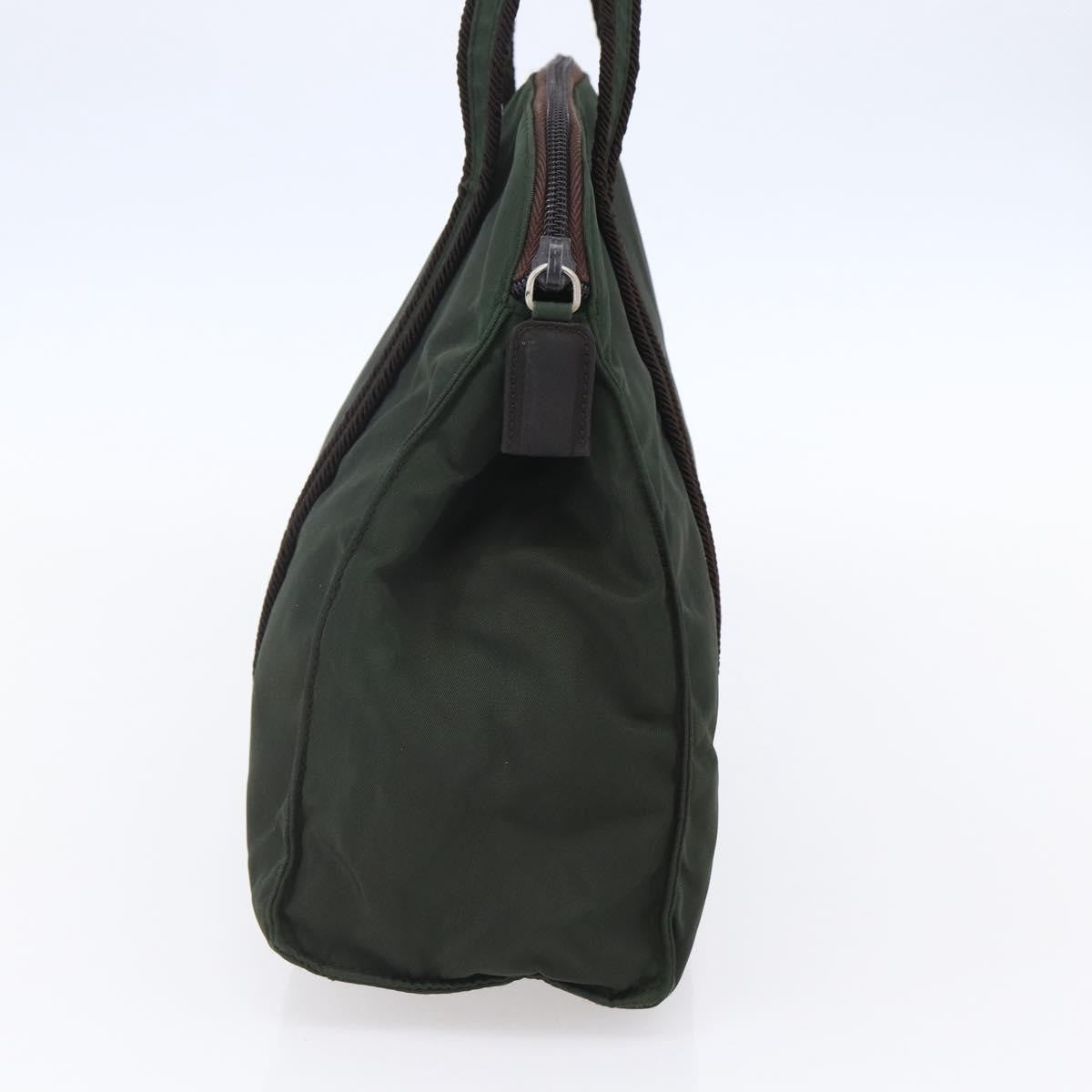 Prada Vintage Tote Tessuto, Khaki, Nylon, Tote Bag