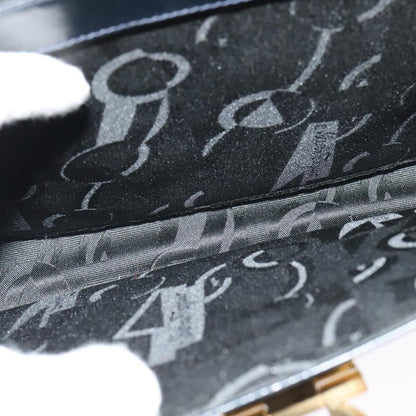 Salvatore Ferragamo Gancini Convertible Top Handle Bag Leather, BLACK, LEATHER, Handbag