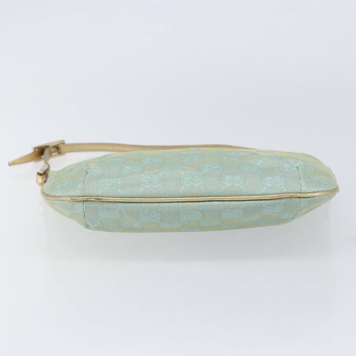 Gucci Vintage Pochette Shoulder Bag GG Canvas, BLUE, CANVAS, Shoulder bag