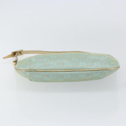 Gucci Vintage Pochette Shoulder Bag GG Canvas, BLUE, CANVAS, Shoulder bag