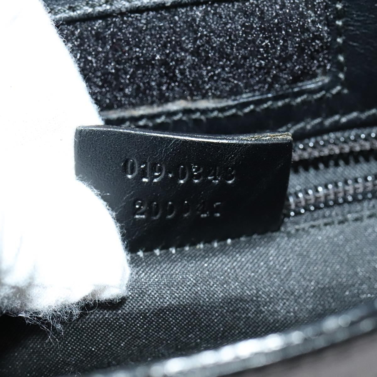 Gucci Vintage Flat Messenger Bag GG Canvas, BLACK, CANVAS, Shoulder bag