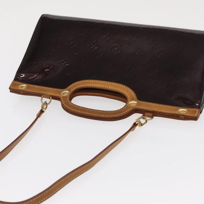 Louis Vuitton Roxbury Drive Handbag Monogram Vernis, PURPLE, PATENT_LEATHER, Handbag